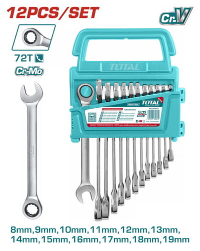 TOTAL ΕΠΑΓΓ. ΣΕΤ ΓΕΡΜ/ΓΩΝΑ ΚΑΣΤΑΝΙΑΣ ΙΣΙΑ 12ΤΕΜ / 8 - 19mm (THT102RK0126)