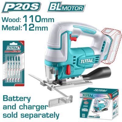 TOTAL ΕΠΑΓΓ. ΣΕΓΑ ΜΠΑΤ. Li-ion 20V ΧΩΡΙΣ ΜΠΑΤΑΡΙΑ & ΦΟΡΤΙΣΤΗ (TJSLI1008)