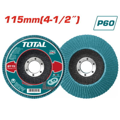 TOTAL ΠΟΛΥΠΤΕΡΟ ΓΥΑΛΙΣΜΑΤΟΣ 115mm P60 ΓΙΑ ΙΝΟΧ (TAC641152)