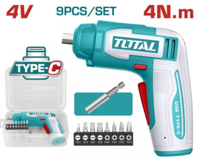TOTAL ΚΑΤΣΑΒΙΔΙ ΜΠΑΤ. Li-ion 4V / 4Nm / 1.3Ah Type C (TSDLI0458)