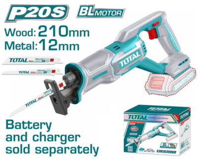 TOTAL ΕΠΑΓΓ. ΣΠΑΘΟΣΕΓΑ ΜΠΑΤ. Li-ion 20V ΧΩΡΙΣ ΜΠΑΤΑΡΙΑ & ΦΟΡΤΙΣΤΗ (TRSLI2108)